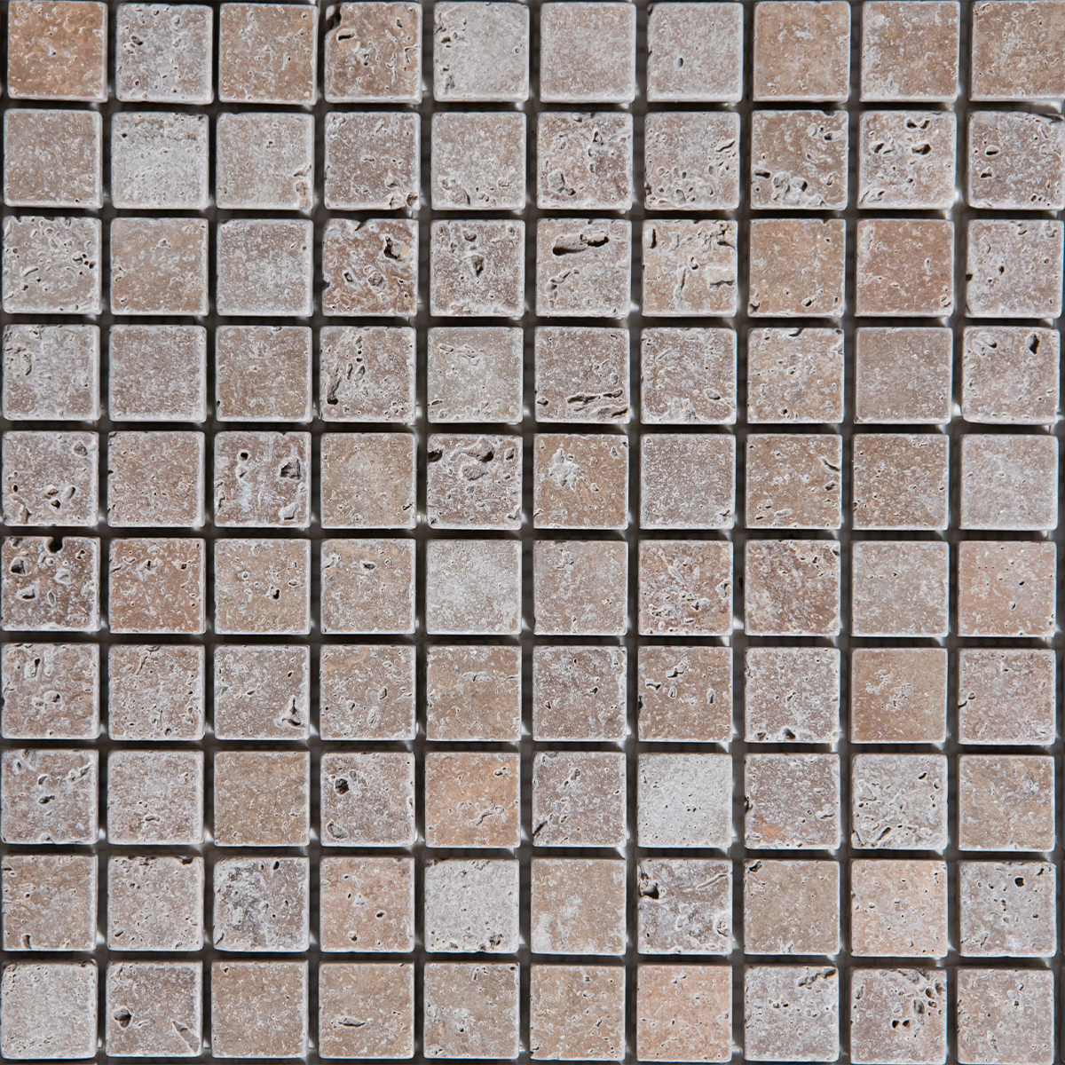 Mozaic Travertin Noce Antichizat 2.3 x 2.3 x 1 cm